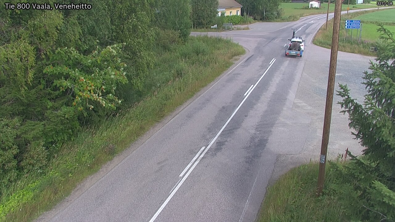 Kelikamerat Kuva Tie 800 Vaala, Veneheitto, Vaala, Pohjois-Pohjanmaa