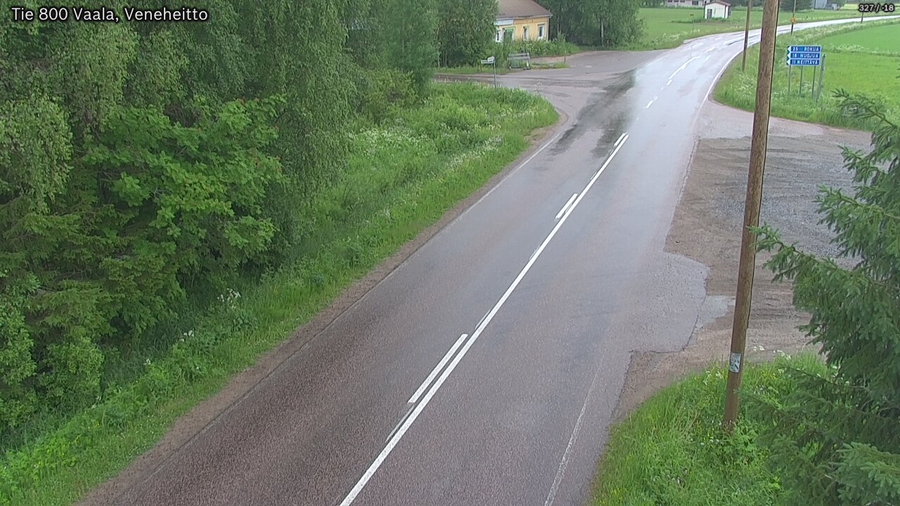 Kelikamerat Kuva Tie 800 Vaala, Veneheitto, Vaala, Pohjois-Pohjanmaa