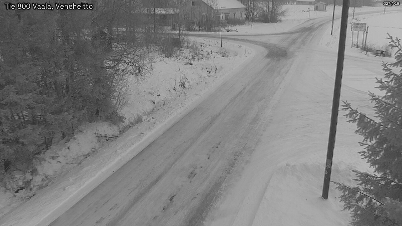 Weather Camera Image Väg 800 Vaala, Veneheitto, Vaala, Pohjois-Pohjanmaa