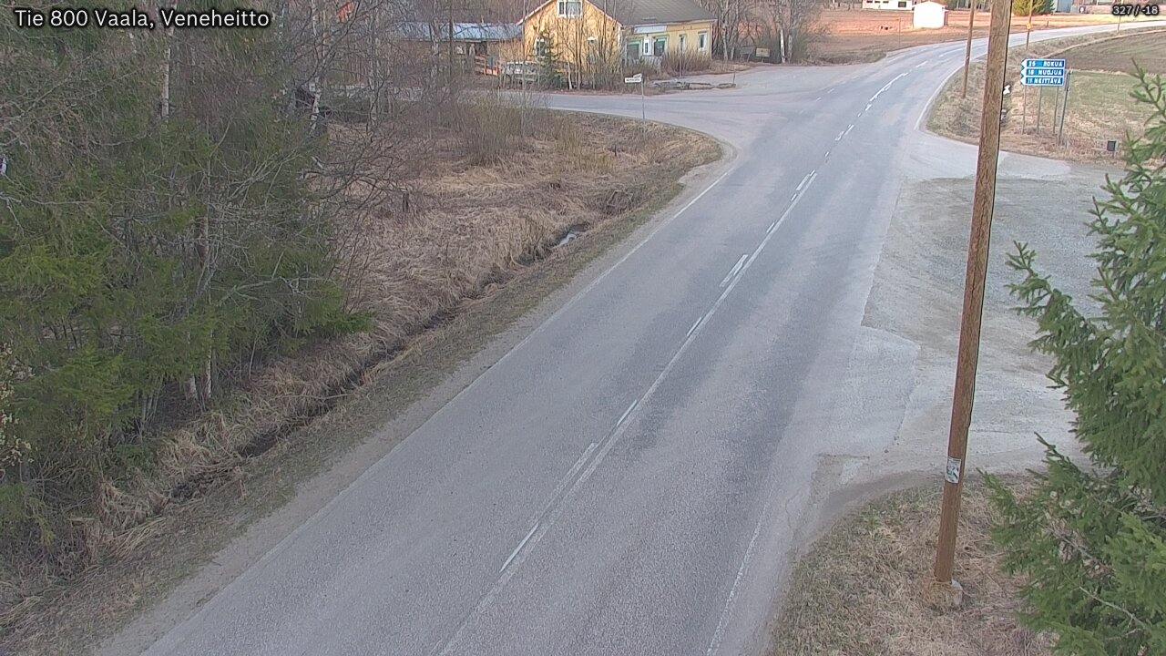 Kelikamerat Kuva Tie 800 Vaala, Veneheitto, Vaala, Pohjois-Pohjanmaa