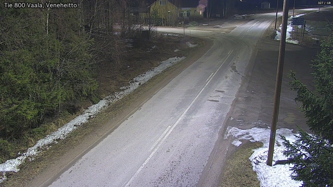 Kelikamerat Kuva Tie 800 Vaala, Veneheitto, Vaala, Pohjois-Pohjanmaa