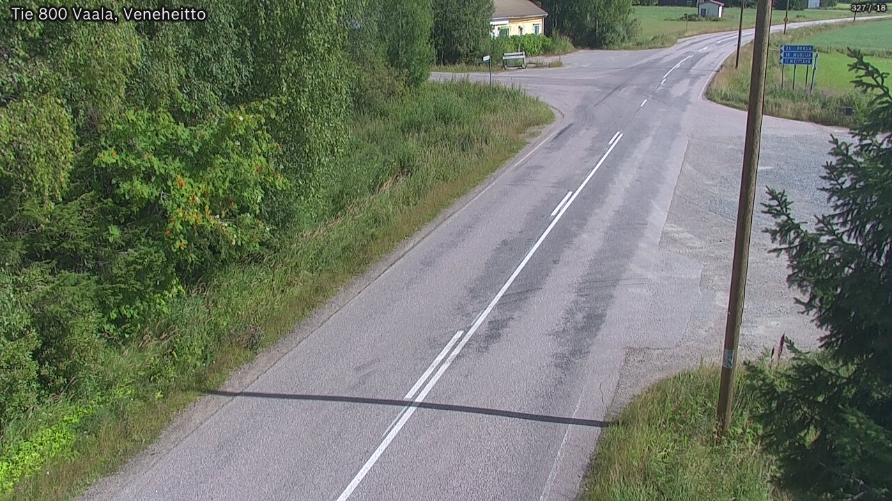Kelikamerat Kuva Tie 800 Vaala, Veneheitto, Vaala, Pohjois-Pohjanmaa