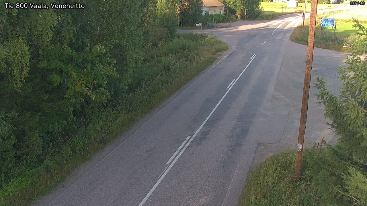 Kelikamerat Kuva Tie 800 Vaala, Veneheitto, Vaala, Pohjois-Pohjanmaa