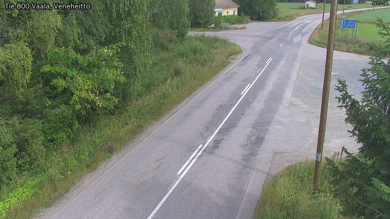 Kelikamerat Kuva Tie 800 Vaala, Veneheitto, Vaala, Pohjois-Pohjanmaa