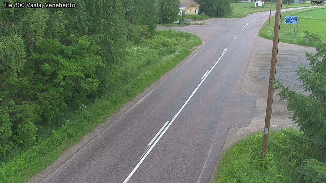 Kelikamerat Kuva Tie 800 Vaala, Veneheitto, Vaala, Pohjois-Pohjanmaa