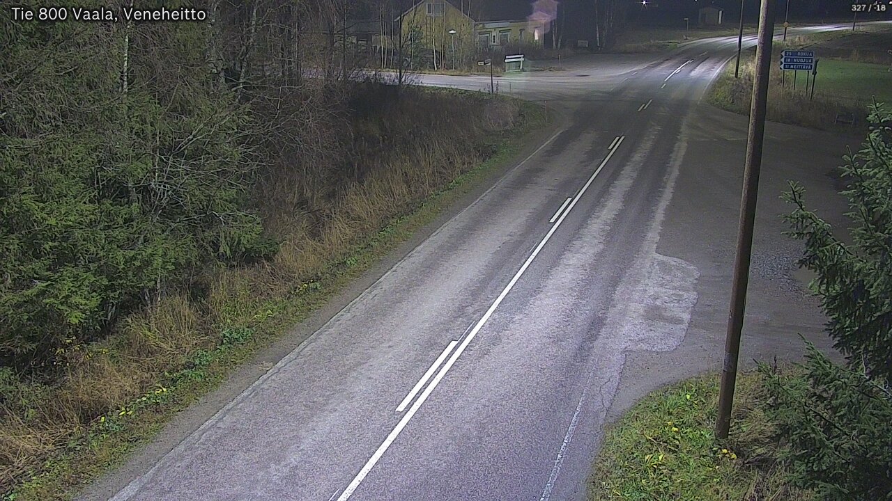 Kelikamerat Kuva Tie 800 Vaala, Veneheitto, Vaala, Pohjois-Pohjanmaa