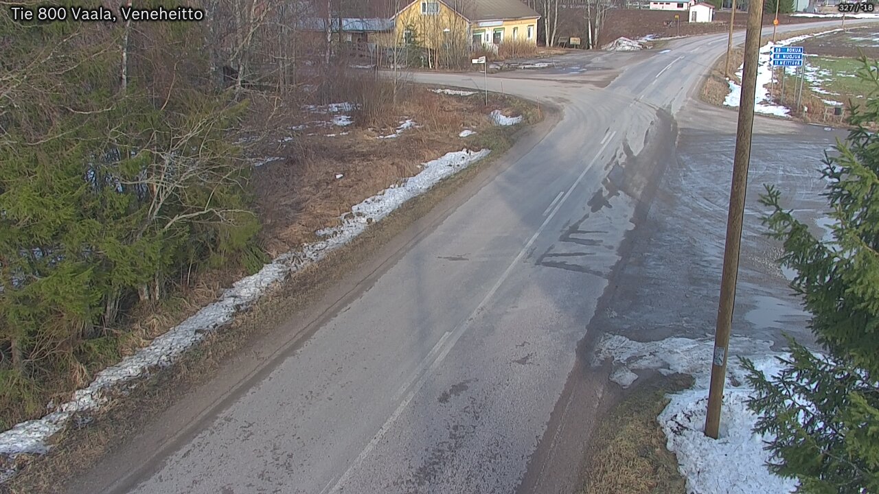 Kelikamerat Kuva Tie 800 Vaala, Veneheitto, Vaala, Pohjois-Pohjanmaa