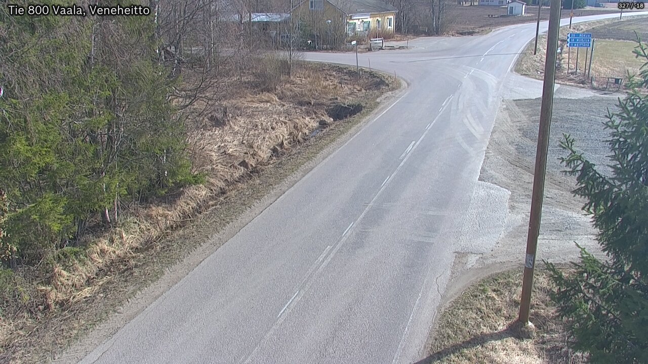 Kelikamerat Kuva Tie 800 Vaala, Veneheitto, Vaala, Pohjois-Pohjanmaa