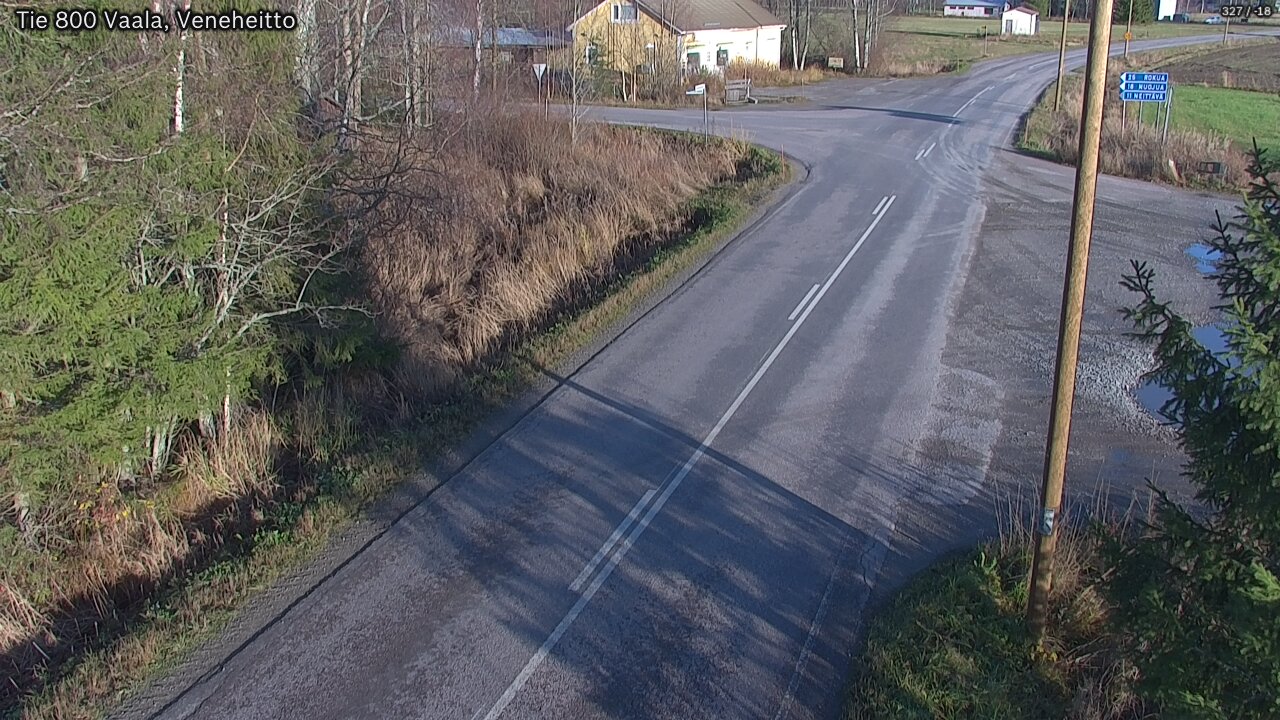 Kelikamerat Kuva Tie 800 Vaala, Veneheitto, Vaala, Pohjois-Pohjanmaa