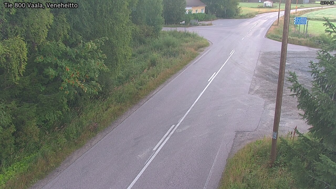 Kelikamerat Kuva Tie 800 Vaala, Veneheitto, Vaala, Pohjois-Pohjanmaa