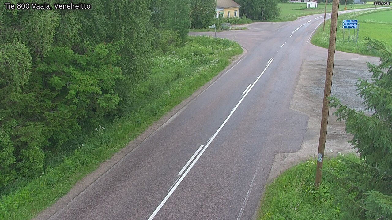 Kelikamerat Kuva Tie 800 Vaala, Veneheitto, Vaala, Pohjois-Pohjanmaa