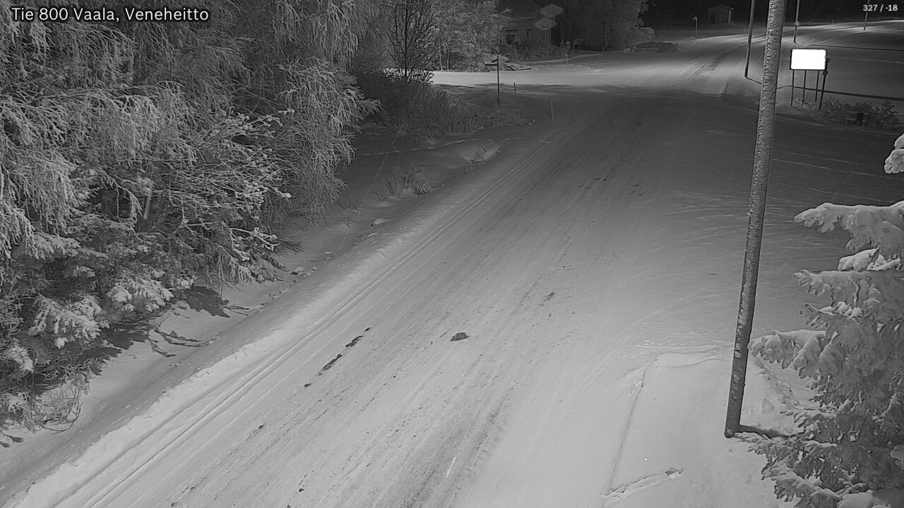 Kelikamerat Kuva Tie 800 Vaala, Veneheitto, Vaala, Pohjois-Pohjanmaa