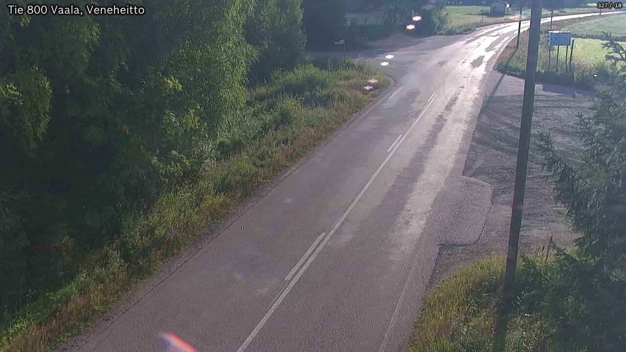 Weather Camera Image Väg 800 Vaala, Veneheitto, Vaala, Pohjois-Pohjanmaa