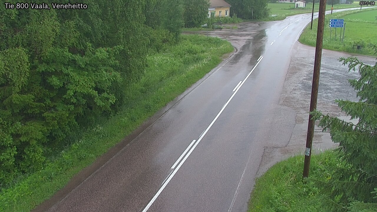 Kelikamerat Kuva Tie 800 Vaala, Veneheitto, Vaala, Pohjois-Pohjanmaa