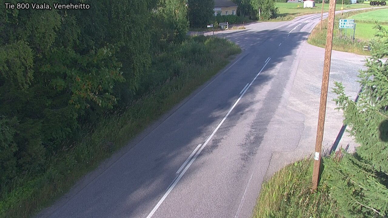 Kelikamerat Kuva Tie 800 Vaala, Veneheitto, Vaala, Pohjois-Pohjanmaa