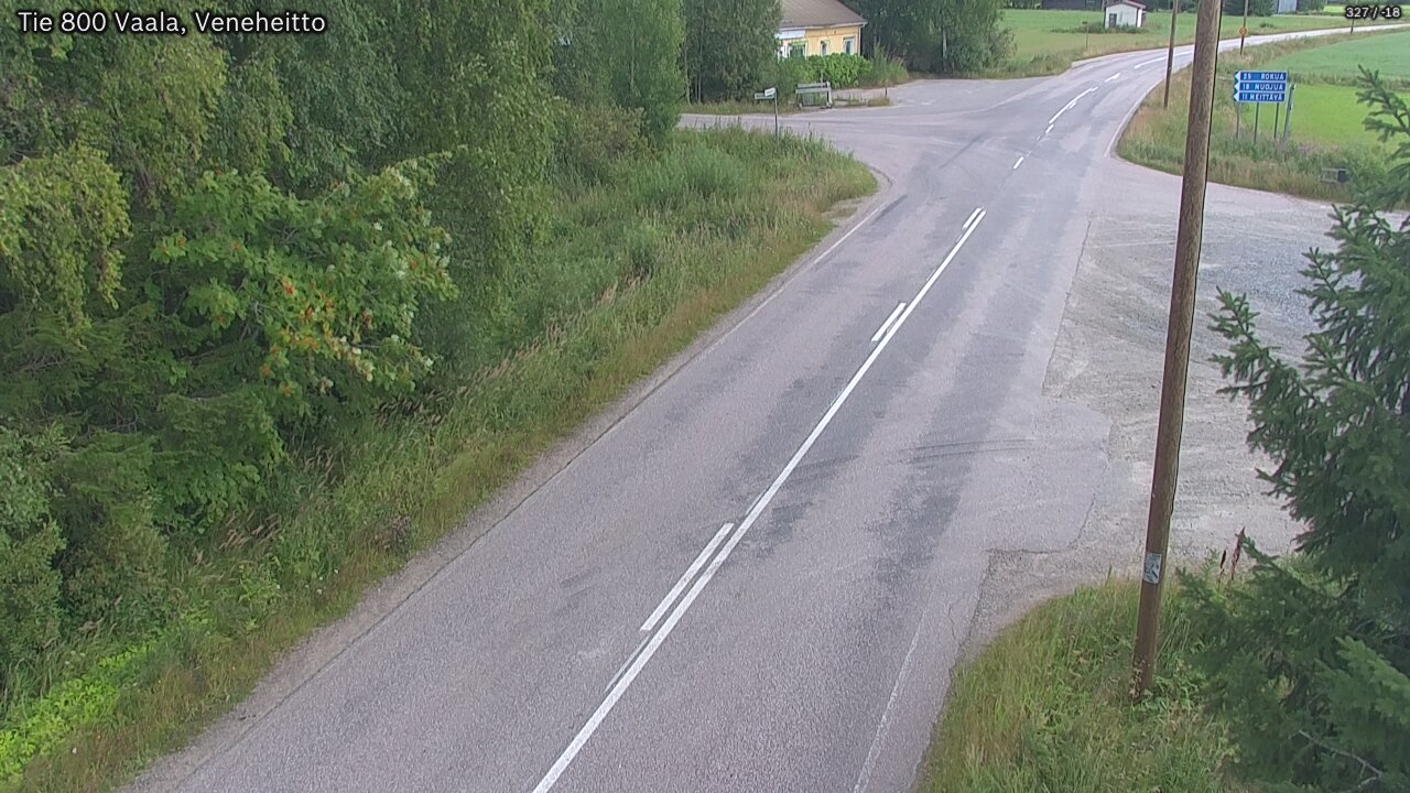 Weather Camera Image Väg 800 Vaala, Veneheitto, Vaala, Pohjois-Pohjanmaa