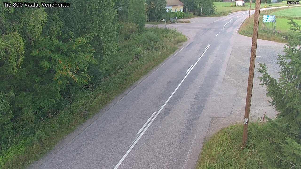Kelikamerat Kuva Tie 800 Vaala, Veneheitto, Vaala, Pohjois-Pohjanmaa