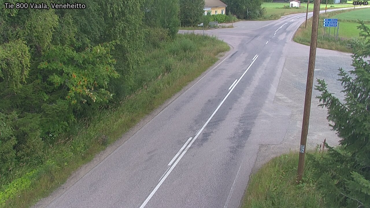 Kelikamerat Kuva Tie 800 Vaala, Veneheitto, Vaala, Pohjois-Pohjanmaa
