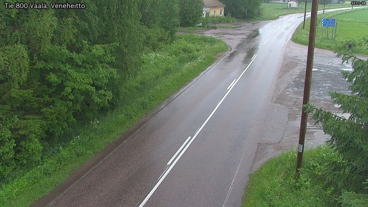 Kelikamerat Kuva Tie 800 Vaala, Veneheitto, Vaala, Pohjois-Pohjanmaa