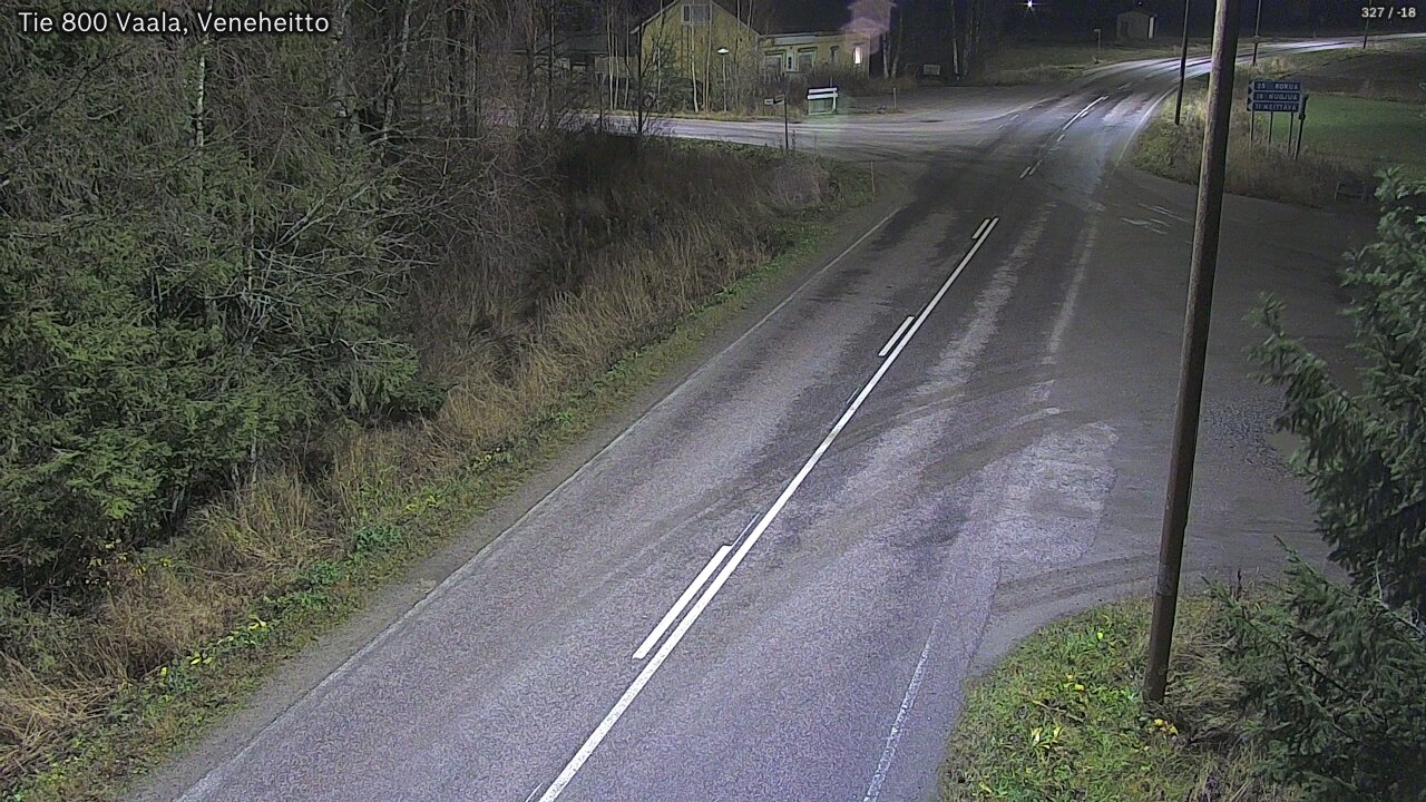 Kelikamerat Kuva Tie 800 Vaala, Veneheitto, Vaala, Pohjois-Pohjanmaa