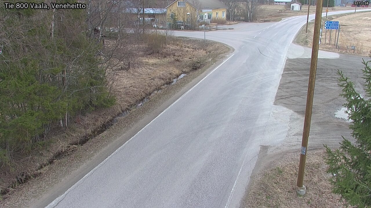 Weather Camera Image Väg 800 Vaala, Veneheitto, Vaala, Pohjois-Pohjanmaa