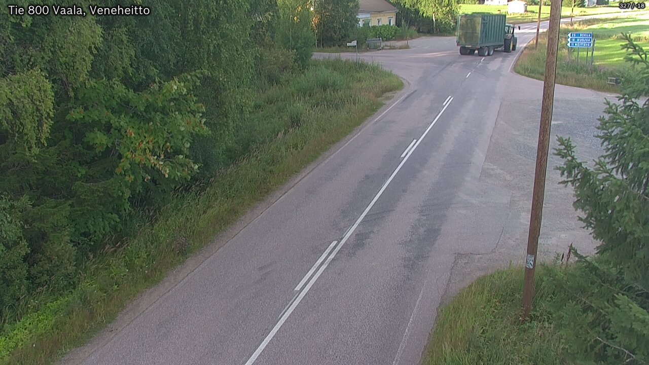 Kelikamerat Kuva Tie 800 Vaala, Veneheitto, Vaala, Pohjois-Pohjanmaa