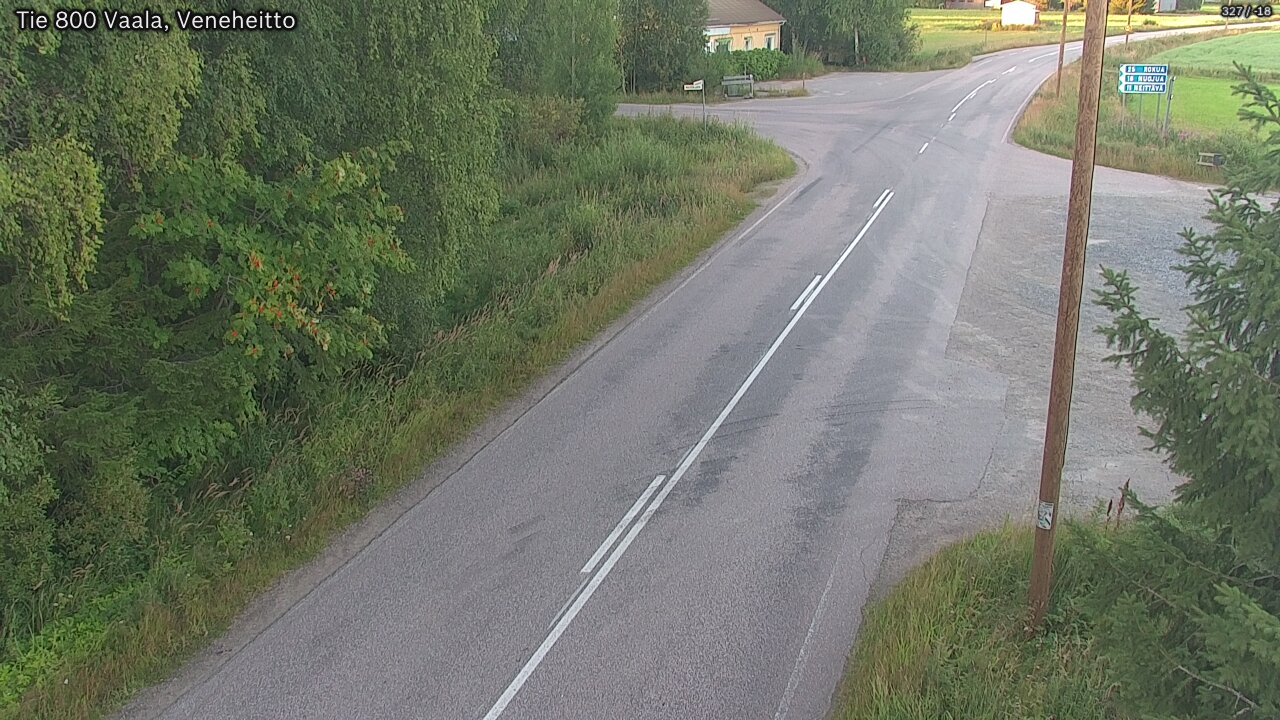 Kelikamerat Kuva Tie 800 Vaala, Veneheitto, Vaala, Pohjois-Pohjanmaa