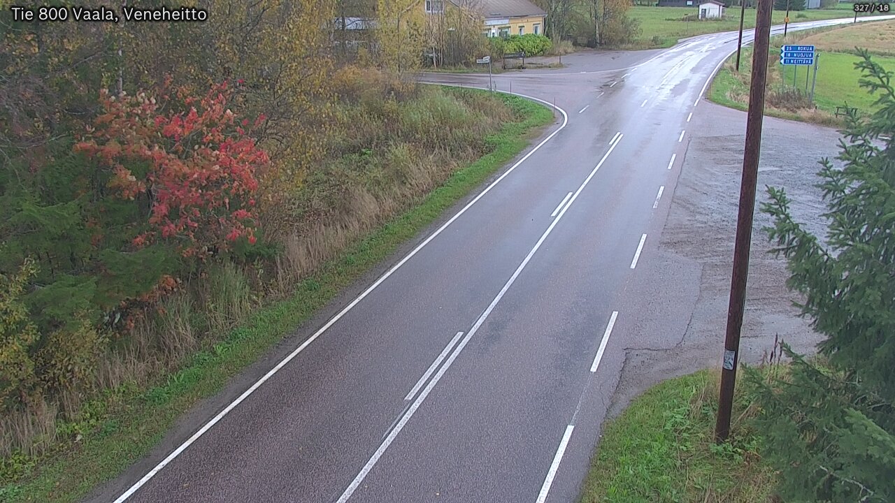 Weather Camera Image Väg 800 Vaala, Veneheitto, Vaala, Pohjois-Pohjanmaa
