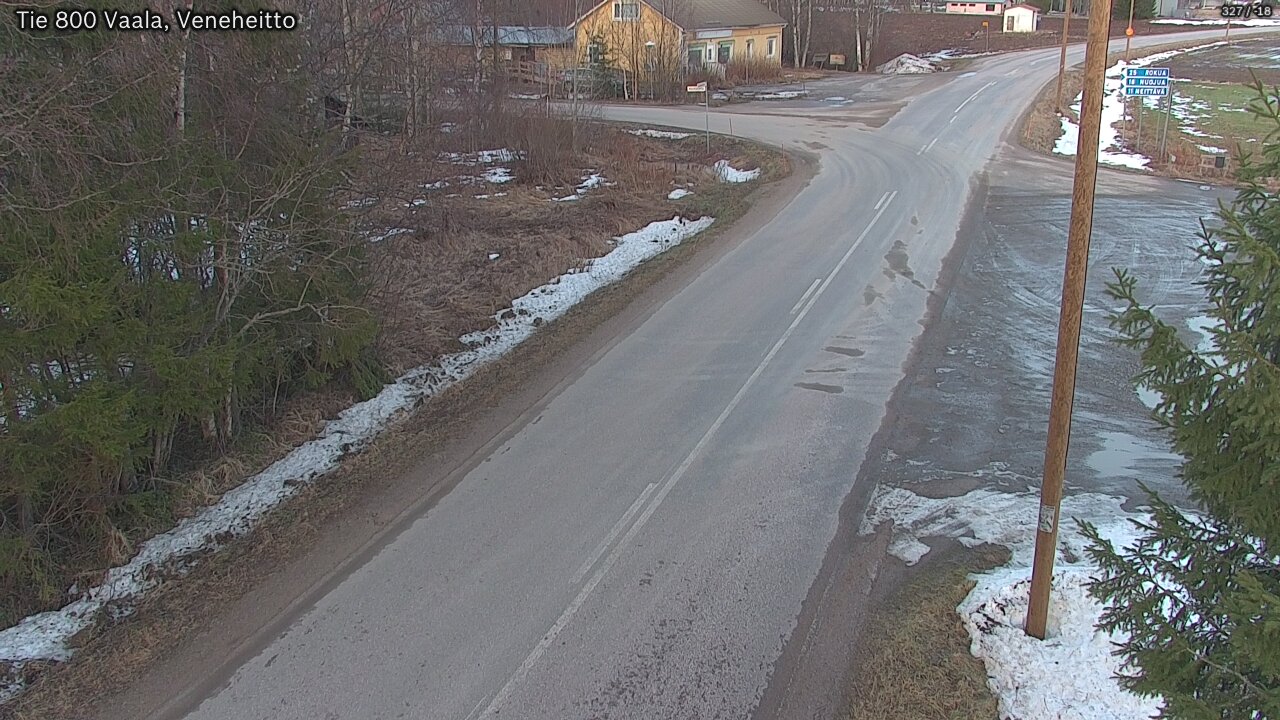 Kelikamerat Kuva Tie 800 Vaala, Veneheitto, Vaala, Pohjois-Pohjanmaa