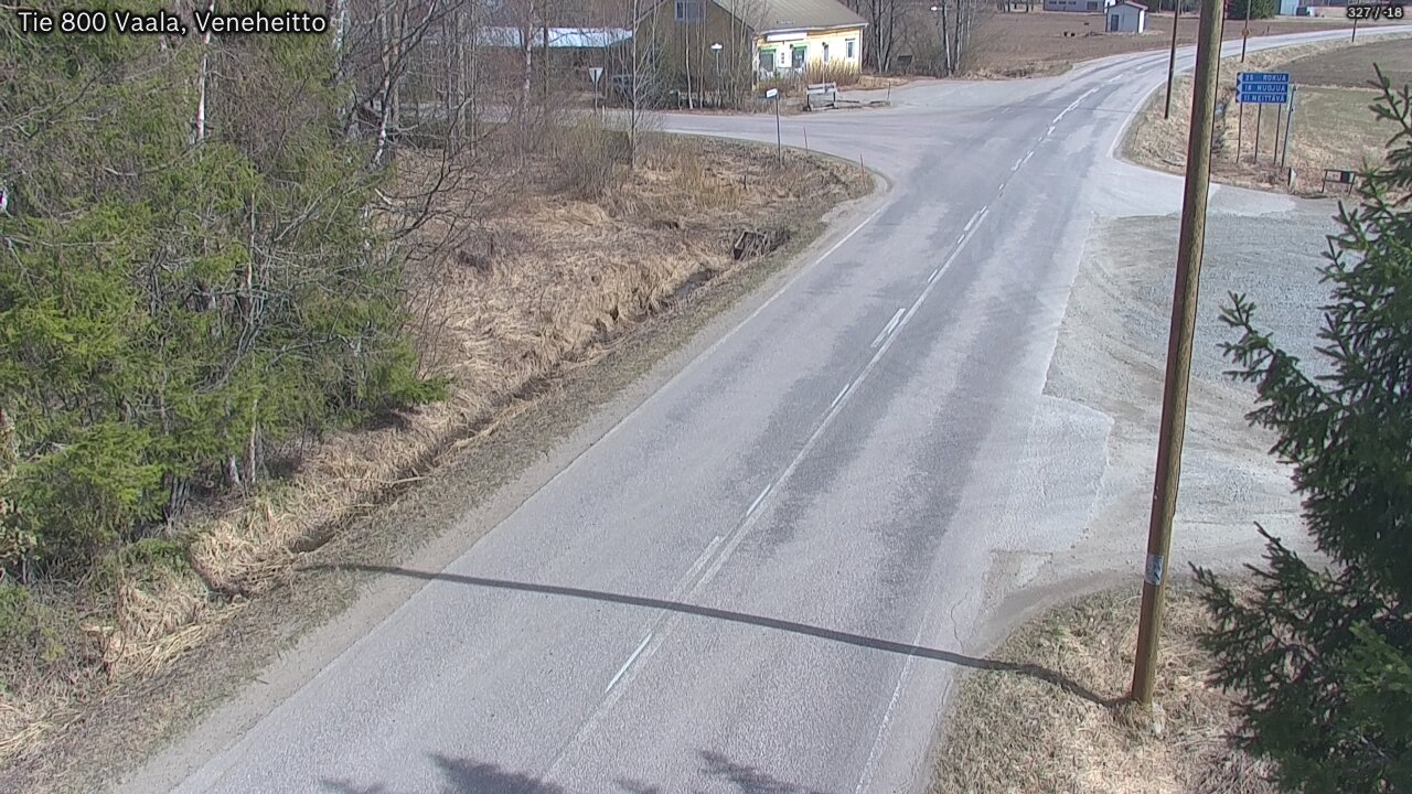 Kelikamerat Kuva Tie 800 Vaala, Veneheitto, Vaala, Pohjois-Pohjanmaa