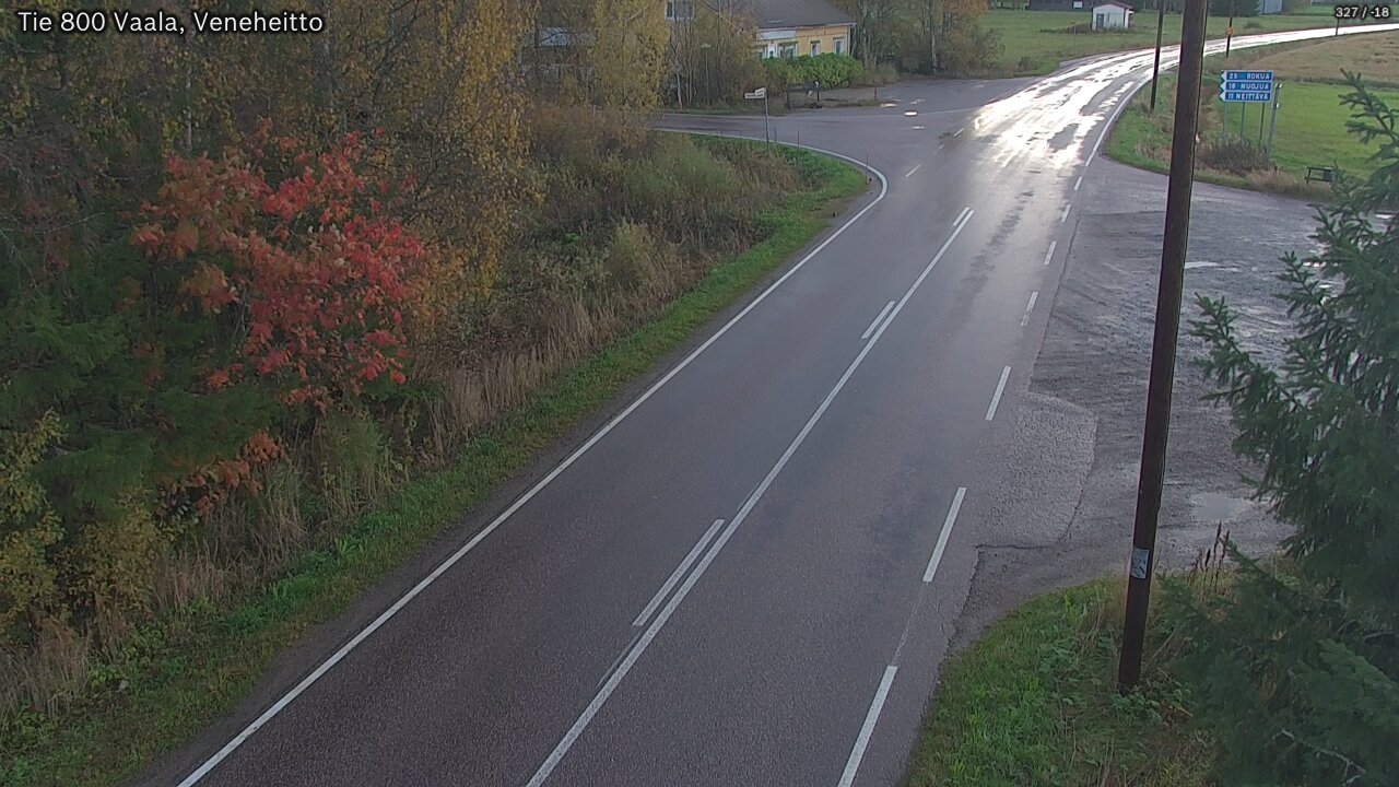 Weather Camera Image Väg 800 Vaala, Veneheitto, Vaala, Pohjois-Pohjanmaa