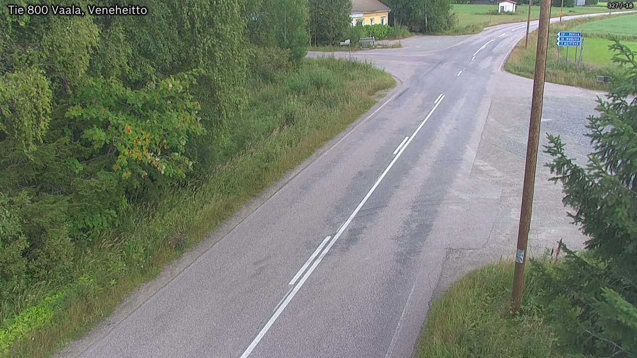 Kelikamerat Kuva Tie 800 Vaala, Veneheitto, Vaala, Pohjois-Pohjanmaa