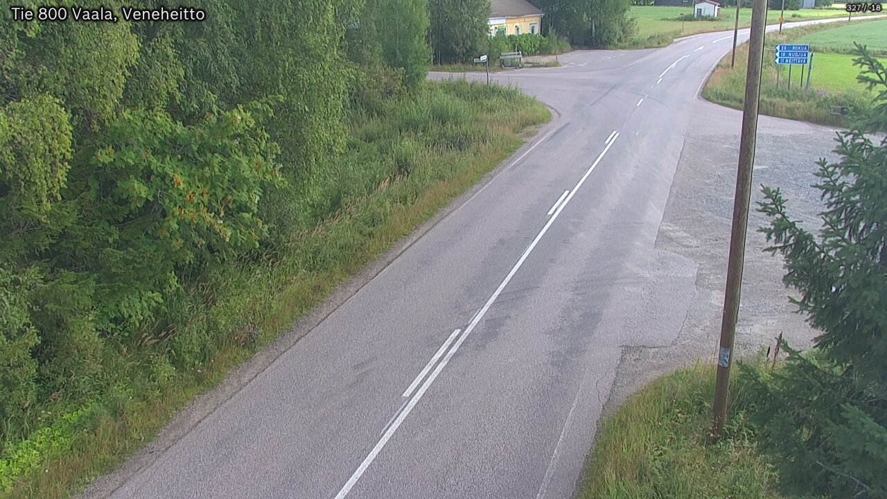Kelikamerat Kuva Tie 800 Vaala, Veneheitto, Vaala, Pohjois-Pohjanmaa