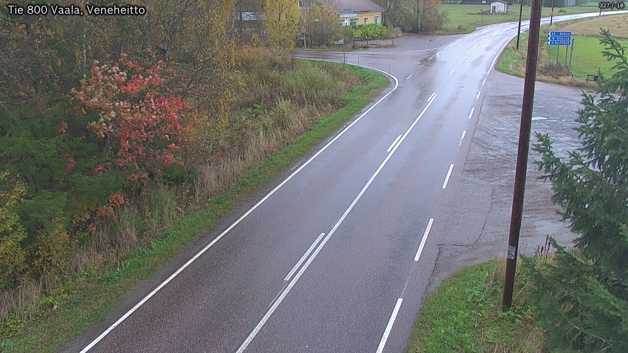 Weather Camera Image Väg 800 Vaala, Veneheitto, Vaala, Pohjois-Pohjanmaa