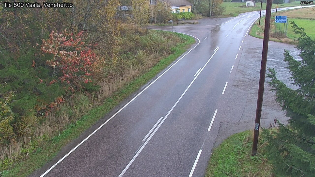 Weather Camera Image Väg 800 Vaala, Veneheitto, Vaala, Pohjois-Pohjanmaa