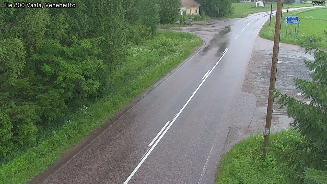 Kelikamerat Kuva Tie 800 Vaala, Veneheitto, Vaala, Pohjois-Pohjanmaa