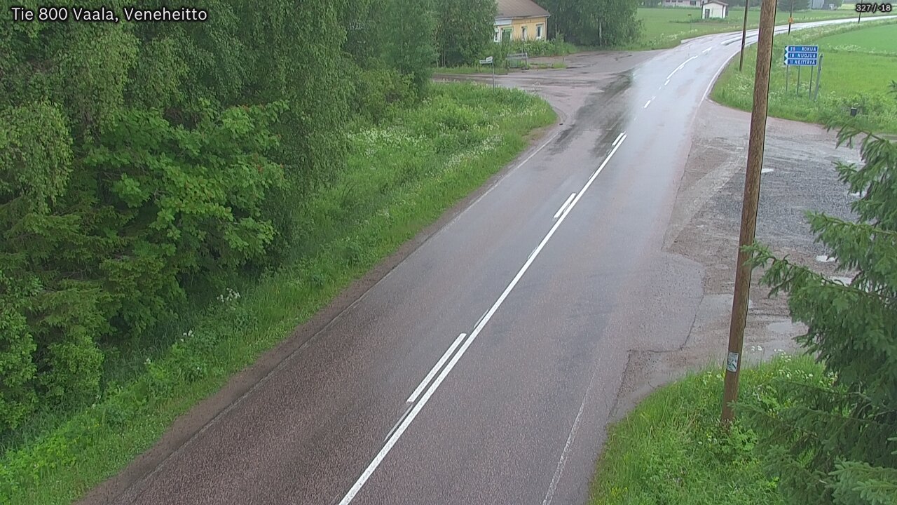 Kelikamerat Kuva Tie 800 Vaala, Veneheitto, Vaala, Pohjois-Pohjanmaa