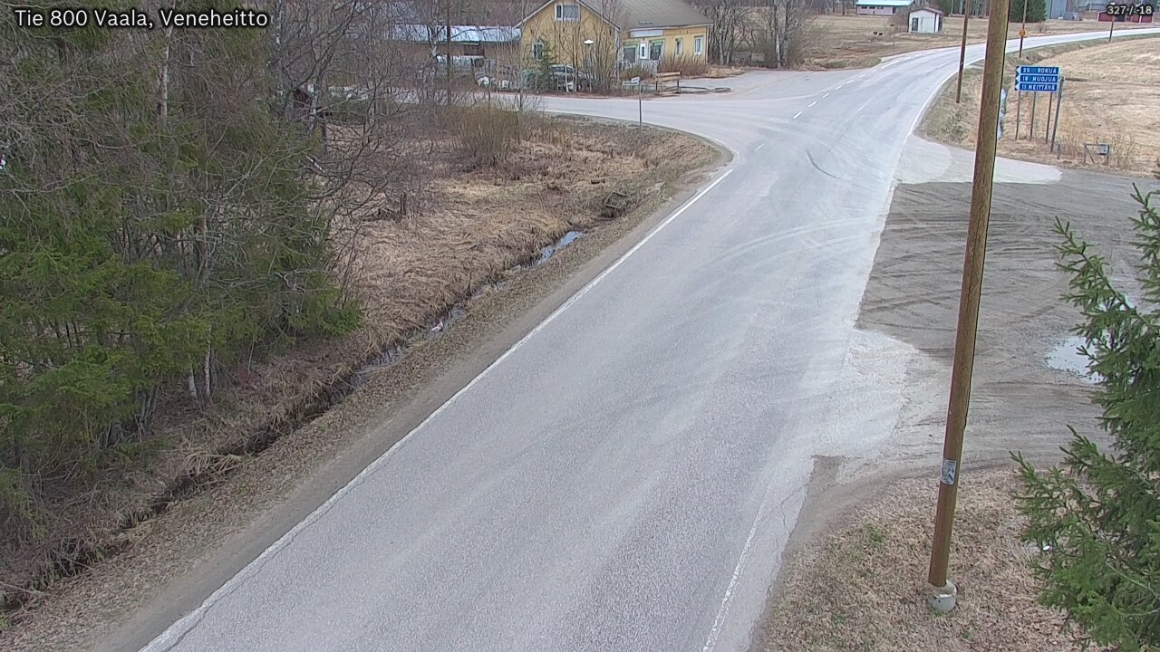Kelikamerat Kuva Tie 800 Vaala, Veneheitto, Vaala, Pohjois-Pohjanmaa