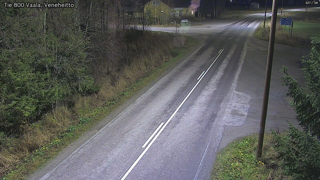 Kelikamerat Kuva Tie 800 Vaala, Veneheitto, Vaala, Pohjois-Pohjanmaa