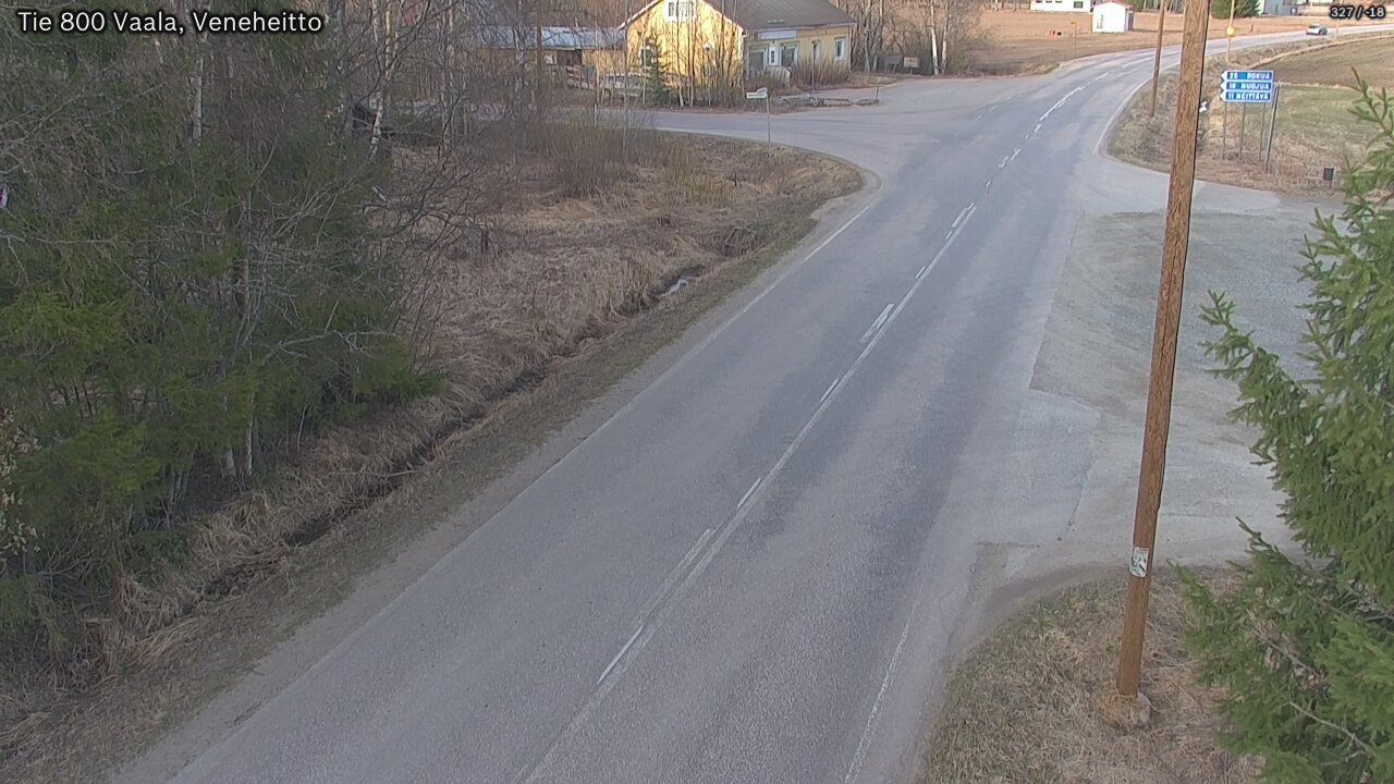 Kelikamerat Kuva Tie 800 Vaala, Veneheitto, Vaala, Pohjois-Pohjanmaa