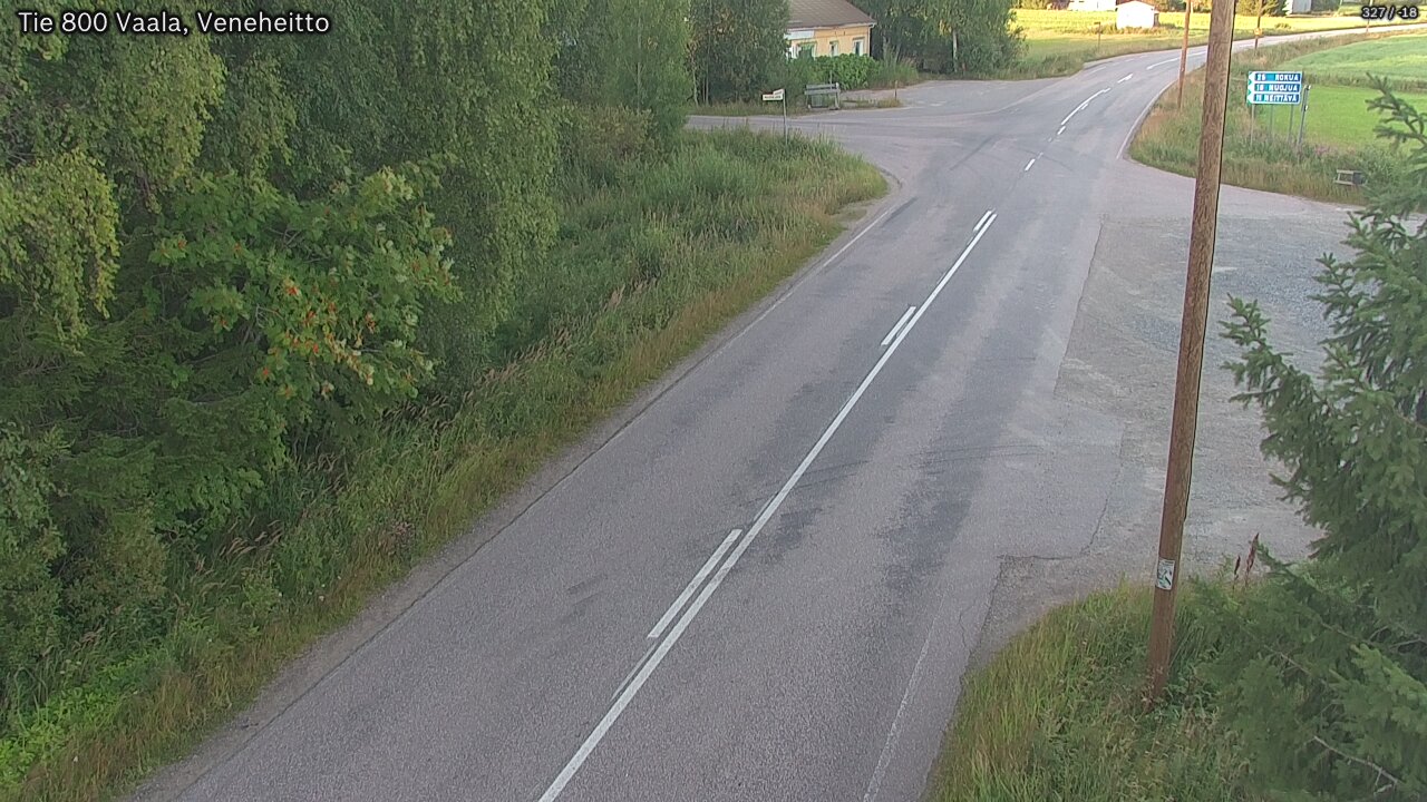Kelikamerat Kuva Tie 800 Vaala, Veneheitto, Vaala, Pohjois-Pohjanmaa