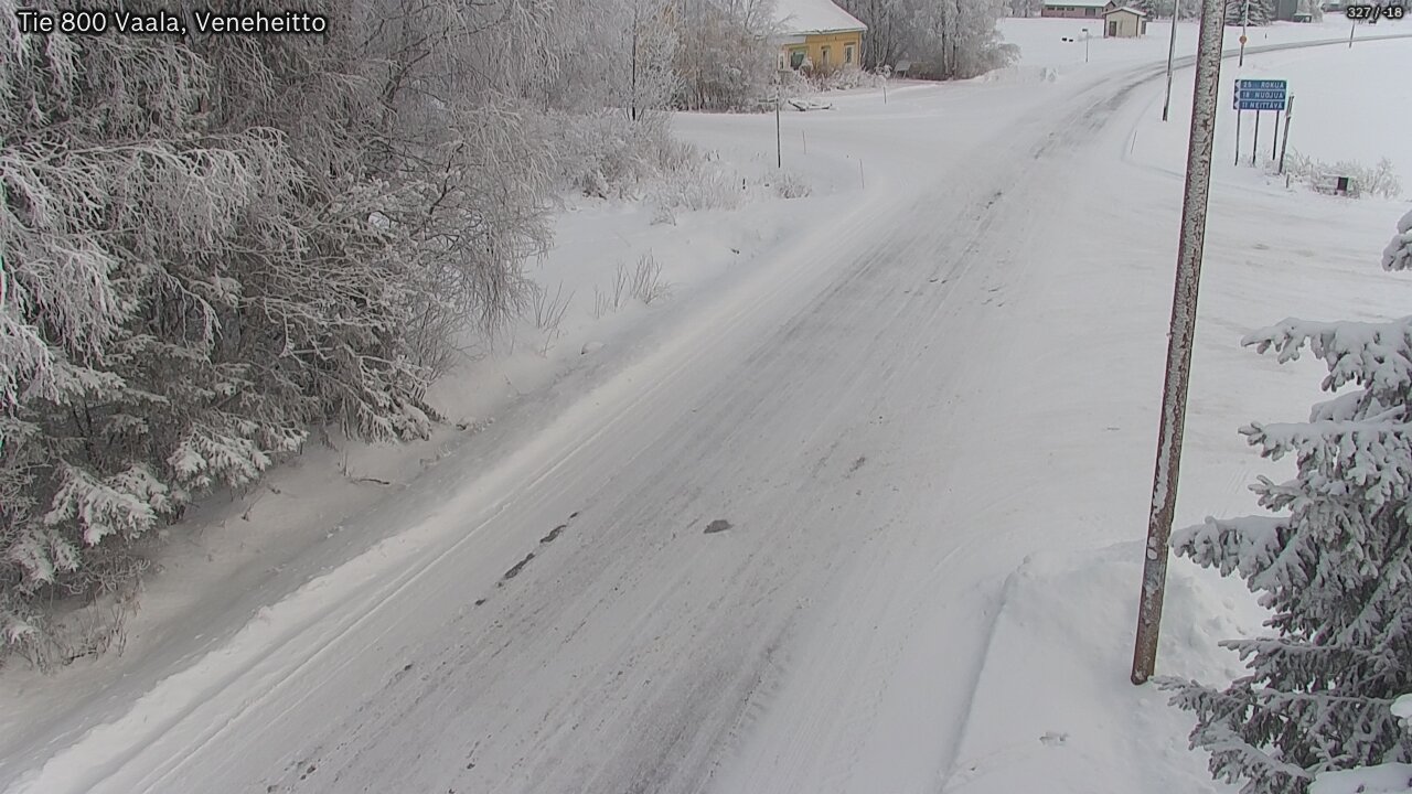 Kelikamerat Kuva Tie 800 Vaala, Veneheitto, Vaala, Pohjois-Pohjanmaa