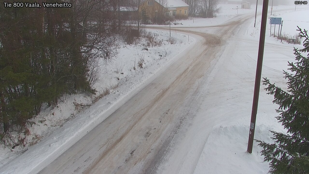 Weather Camera Image Väg 800 Vaala, Veneheitto, Vaala, Pohjois-Pohjanmaa