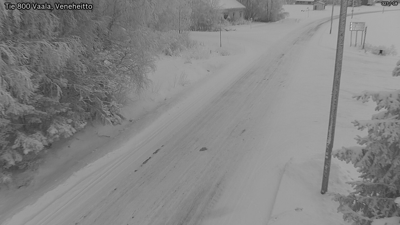 Kelikamerat Kuva Tie 800 Vaala, Veneheitto, Vaala, Pohjois-Pohjanmaa