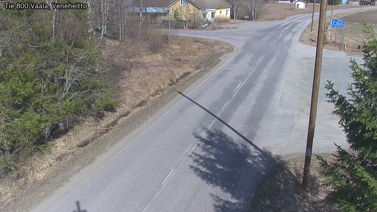 Kelikamerat Kuva Tie 800 Vaala, Veneheitto, Vaala, Pohjois-Pohjanmaa