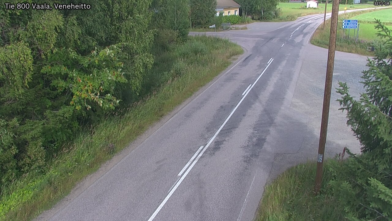 Kelikamerat Kuva Tie 800 Vaala, Veneheitto, Vaala, Pohjois-Pohjanmaa