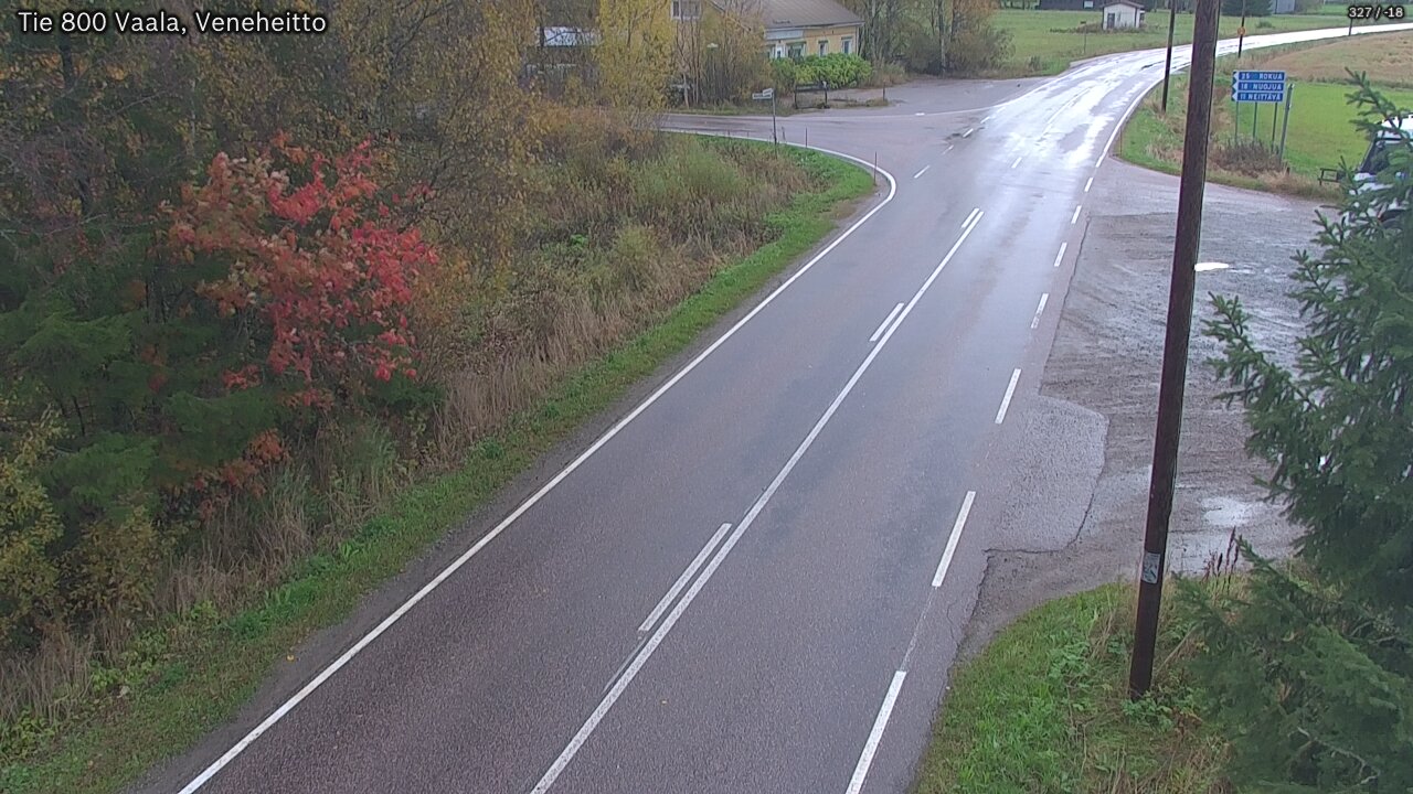 Weather Camera Image Väg 800 Vaala, Veneheitto, Vaala, Pohjois-Pohjanmaa