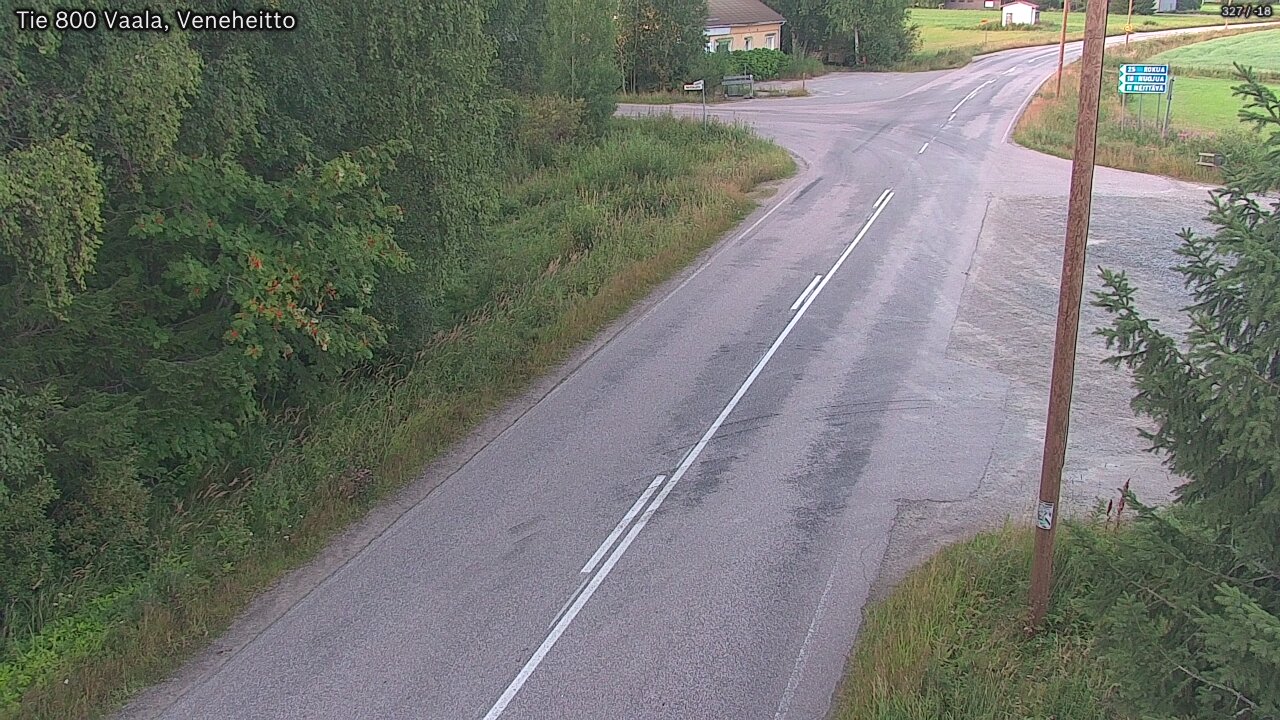 Kelikamerat Kuva Tie 800 Vaala, Veneheitto, Vaala, Pohjois-Pohjanmaa