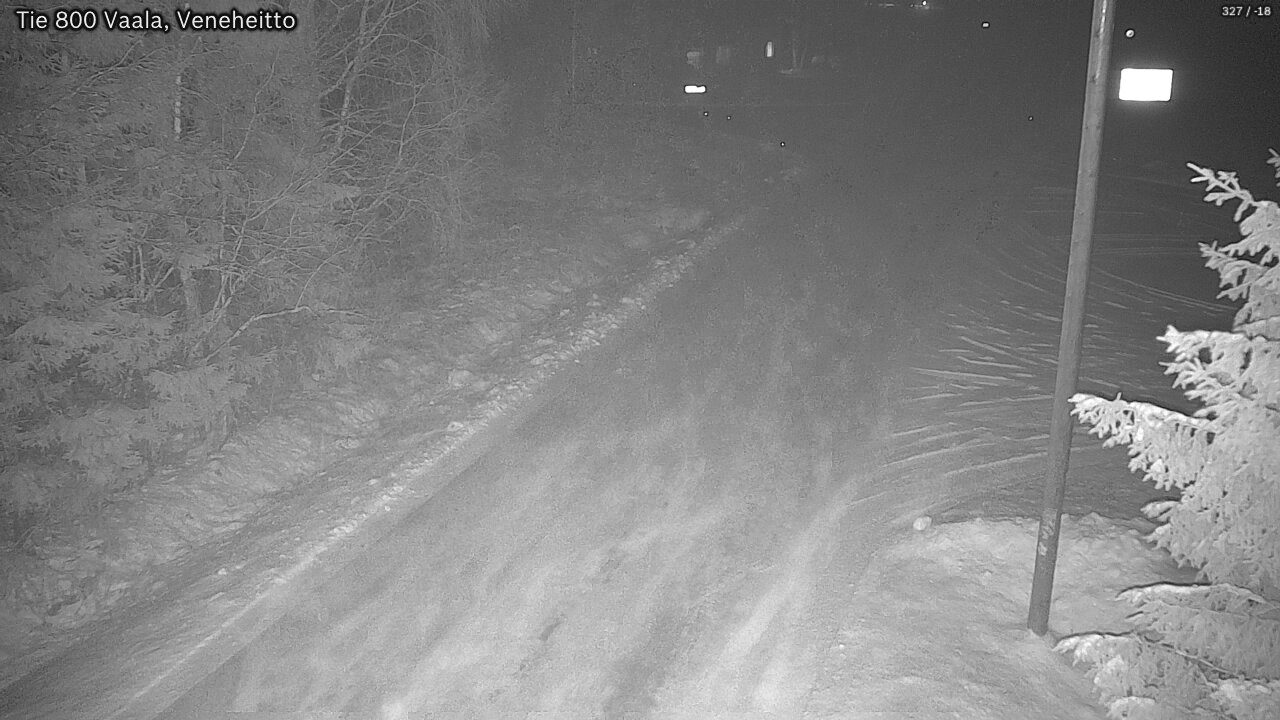Weather Camera Image Väg 800 Vaala, Veneheitto, Vaala, Pohjois-Pohjanmaa