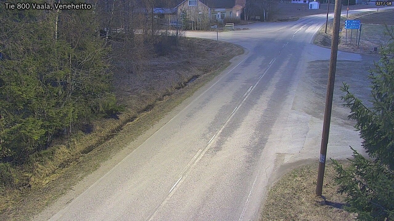 Kelikamerat Kuva Tie 800 Vaala, Veneheitto, Vaala, Pohjois-Pohjanmaa